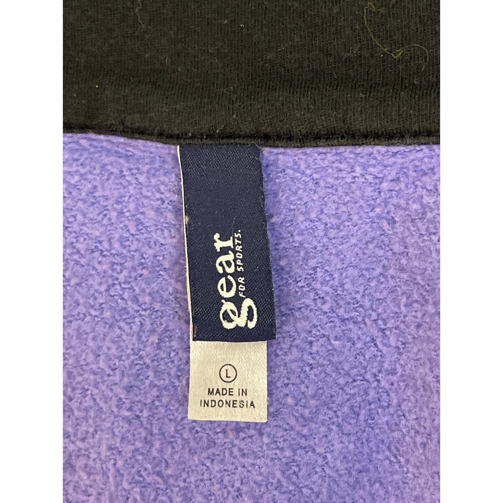 Gear for Sports Womens Long Sleeve Mock Neck Zip Up Jacket Purple Large - Picture 3 of 8